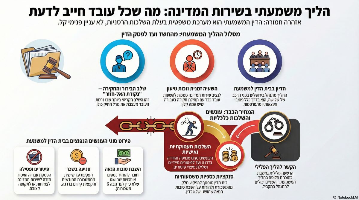 דין משמעתי אינפורגרפיקה