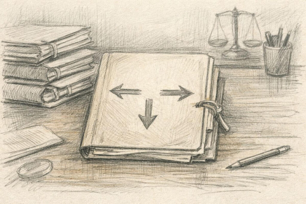 תיק מבד להמחשה